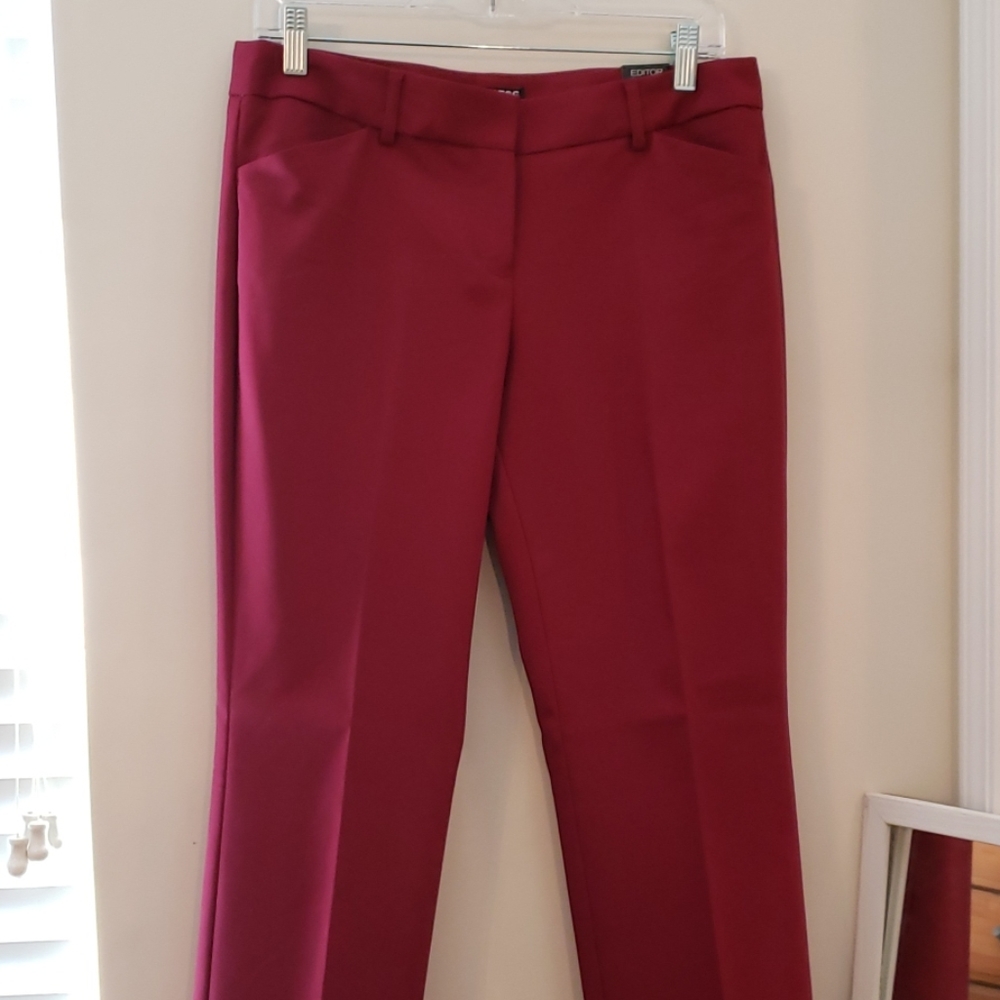 NWT Express Burgundy dress pant